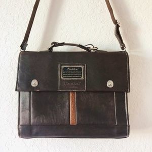 POSTILEN Vintage Unisex Faux Leather Messenger Bag